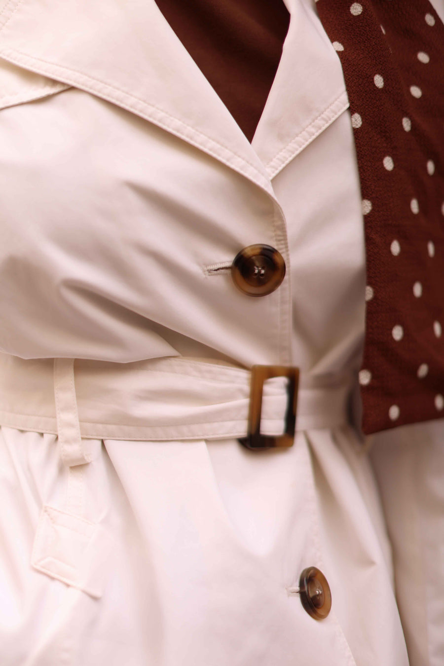 Pierre Cardin White Trench