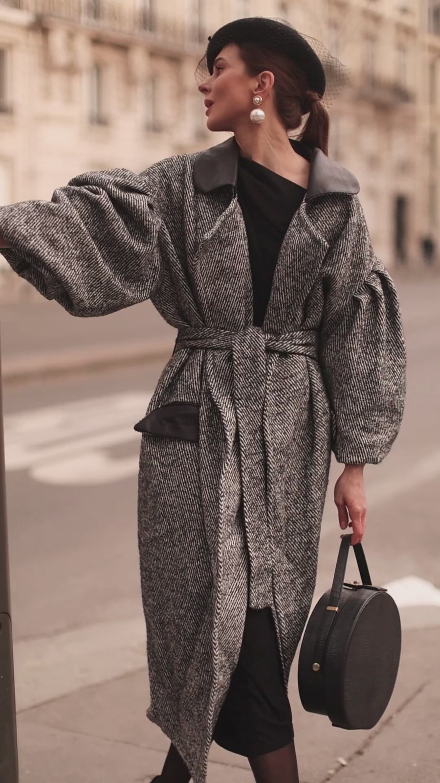 Grey Cascade Coat