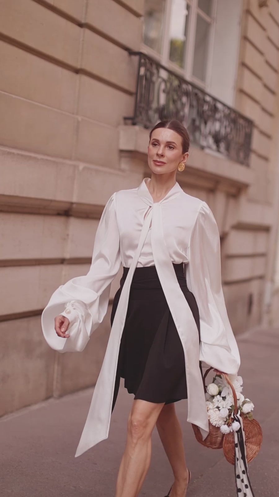 White Baroque Blouse