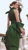 Green Taffeta Cadeau Dress