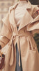 Cream Cotton French Trench