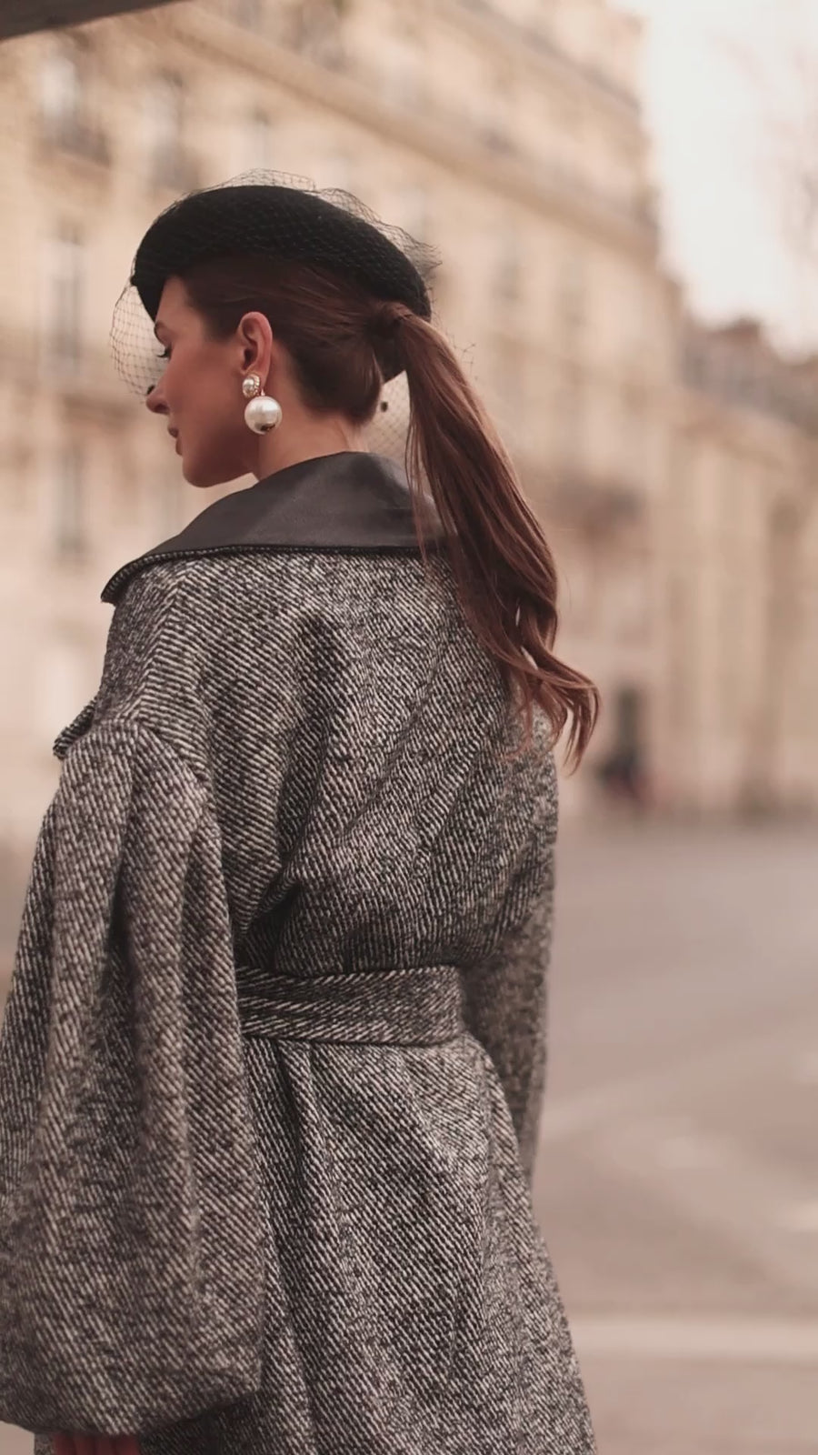 Grey Cascade Coat