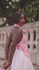 Riviera Pink Floral Halter Top