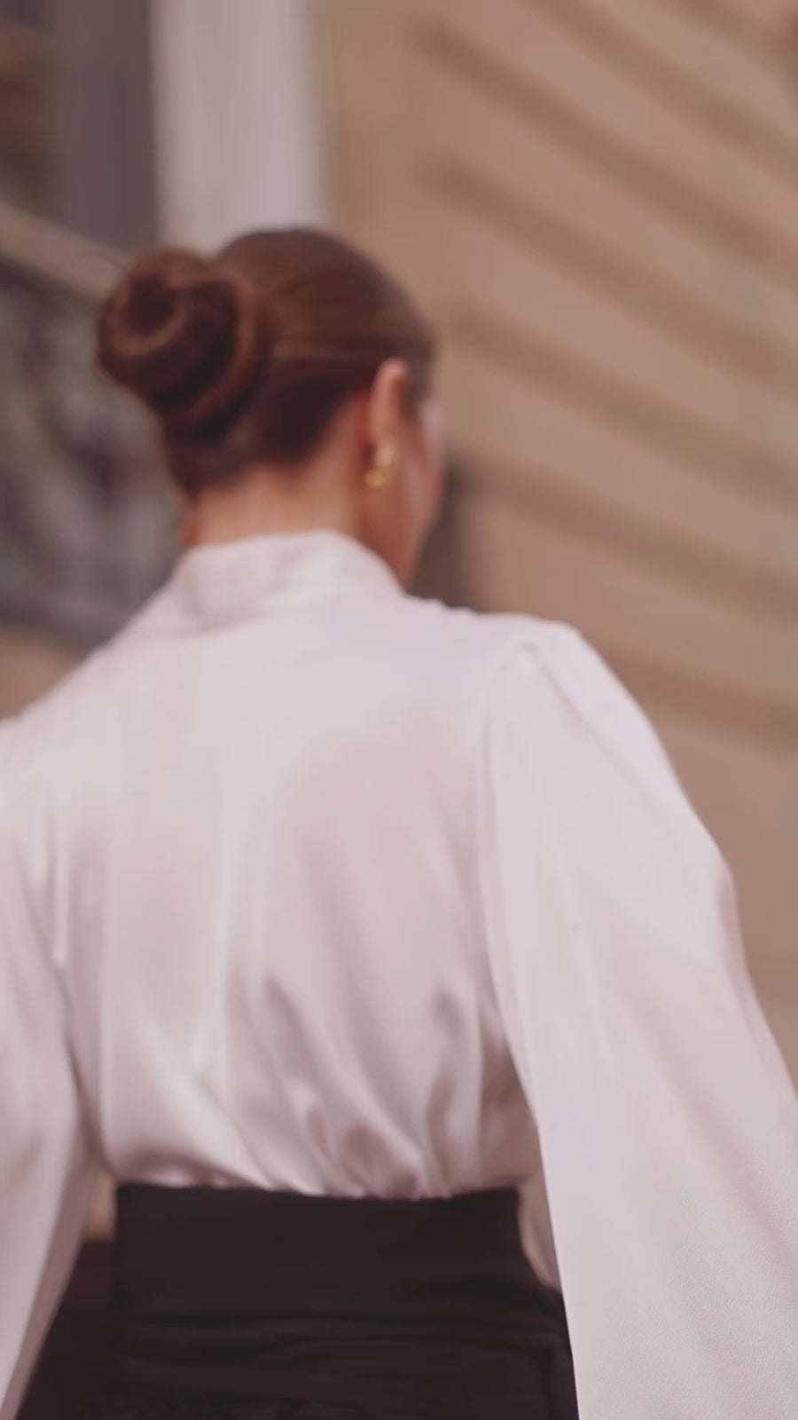 White Baroque Blouse
