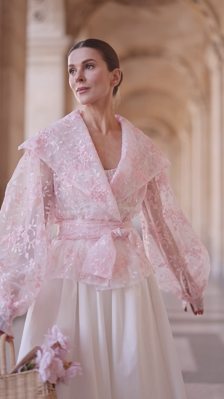 Cherry Blossom Blazer Blouse – Audrey Leighton Paris