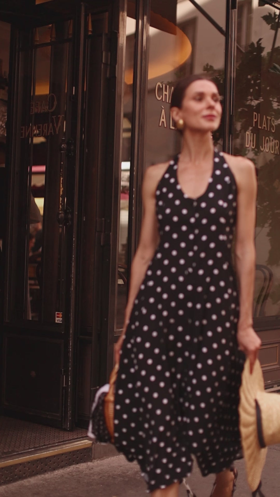 Polka Dot Halter Dress