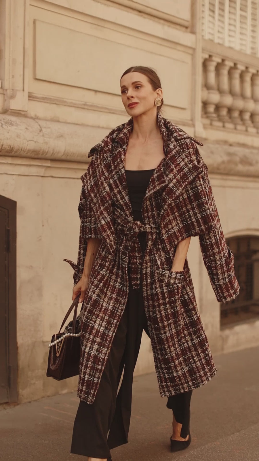 Autumn Tweed French Trench