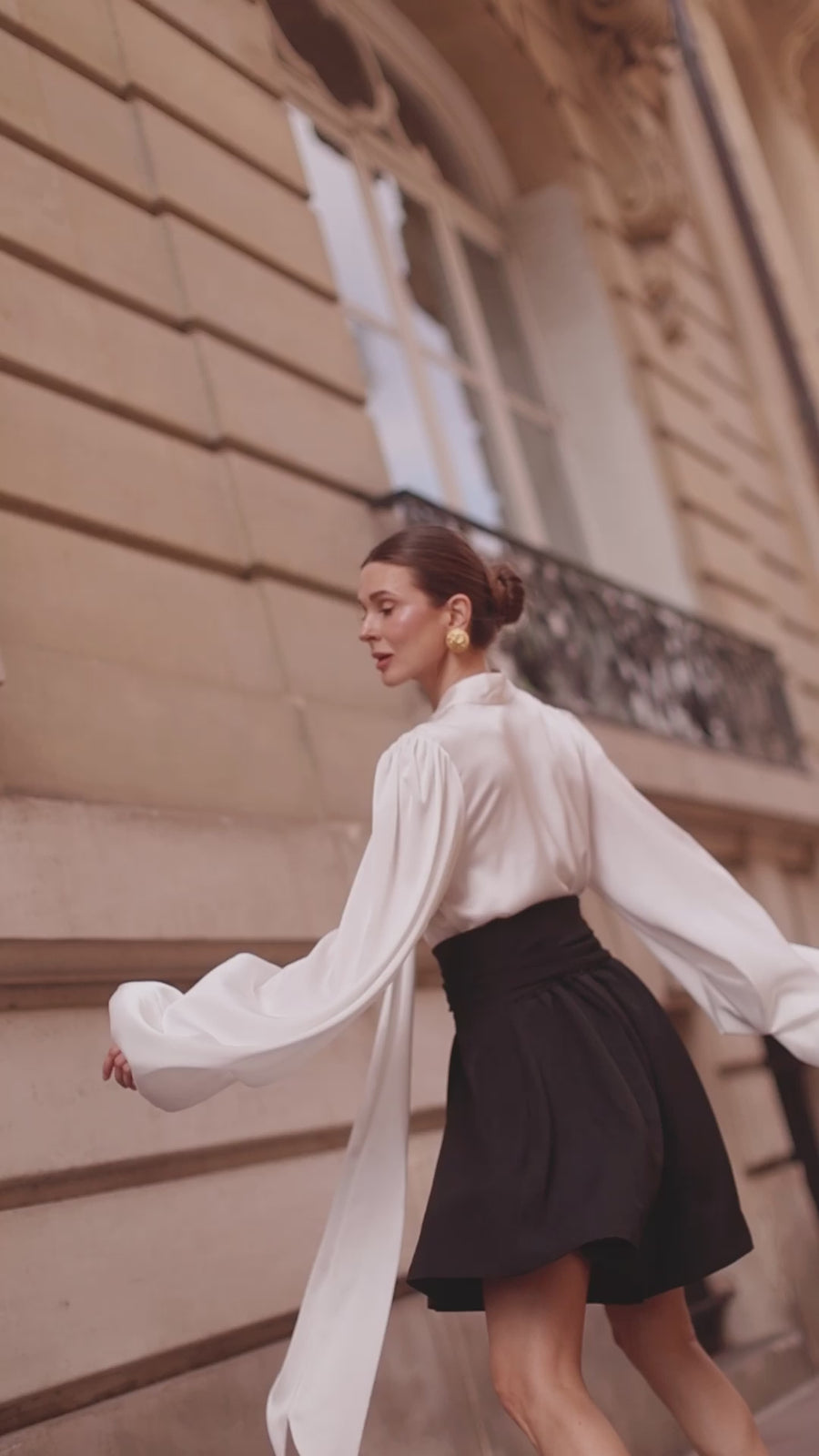 White Baroque Blouse