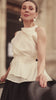 Ivory Silk Orsay Blouse