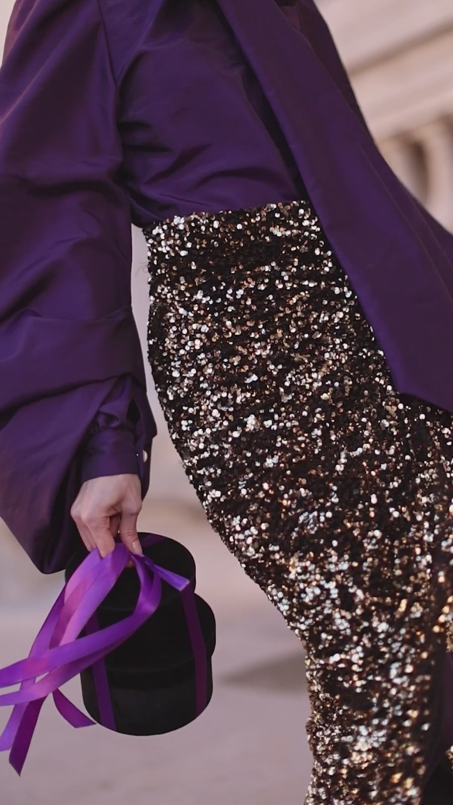 Purple Baroque Blouse