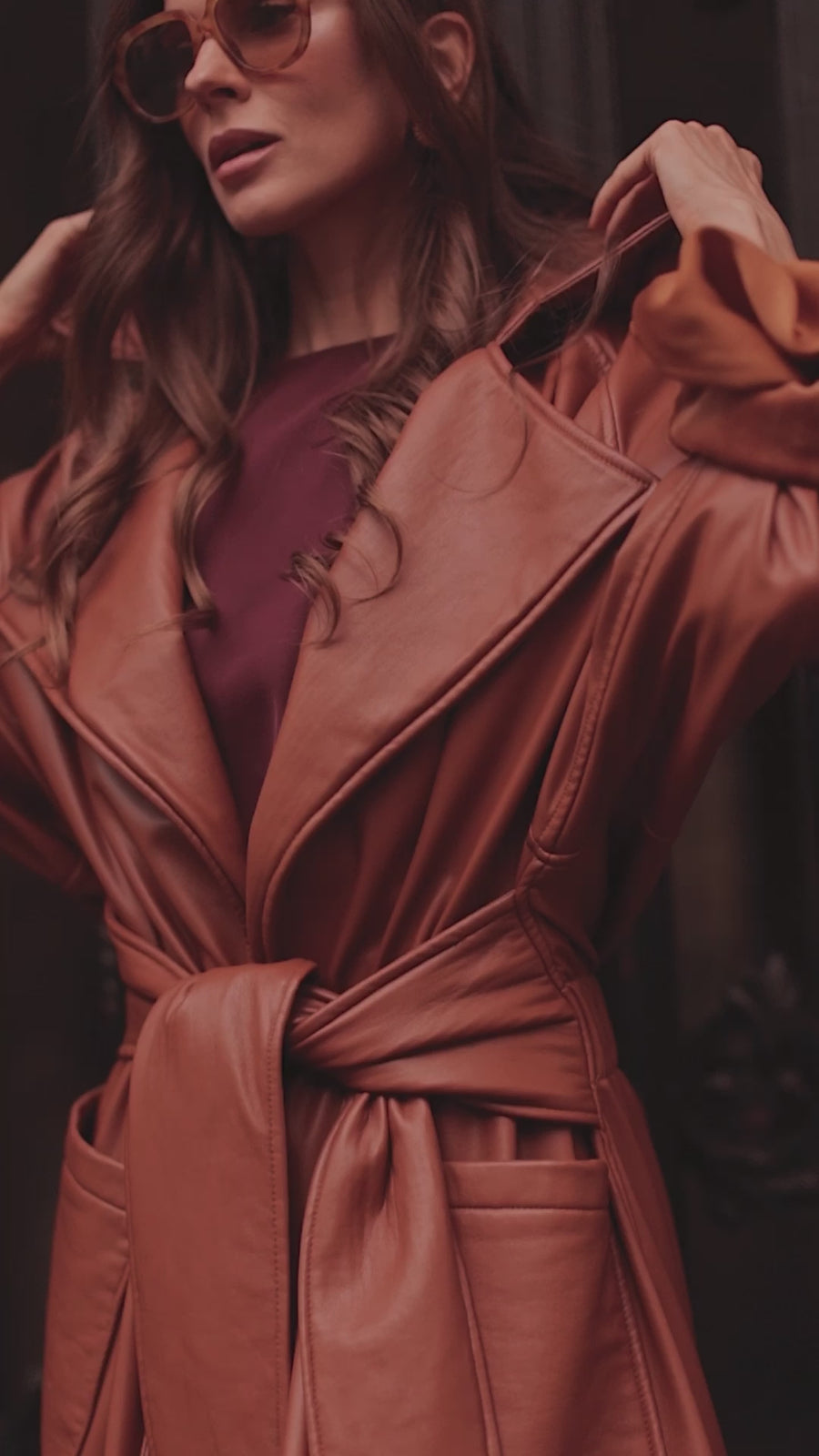 Camel Wrap Jacket