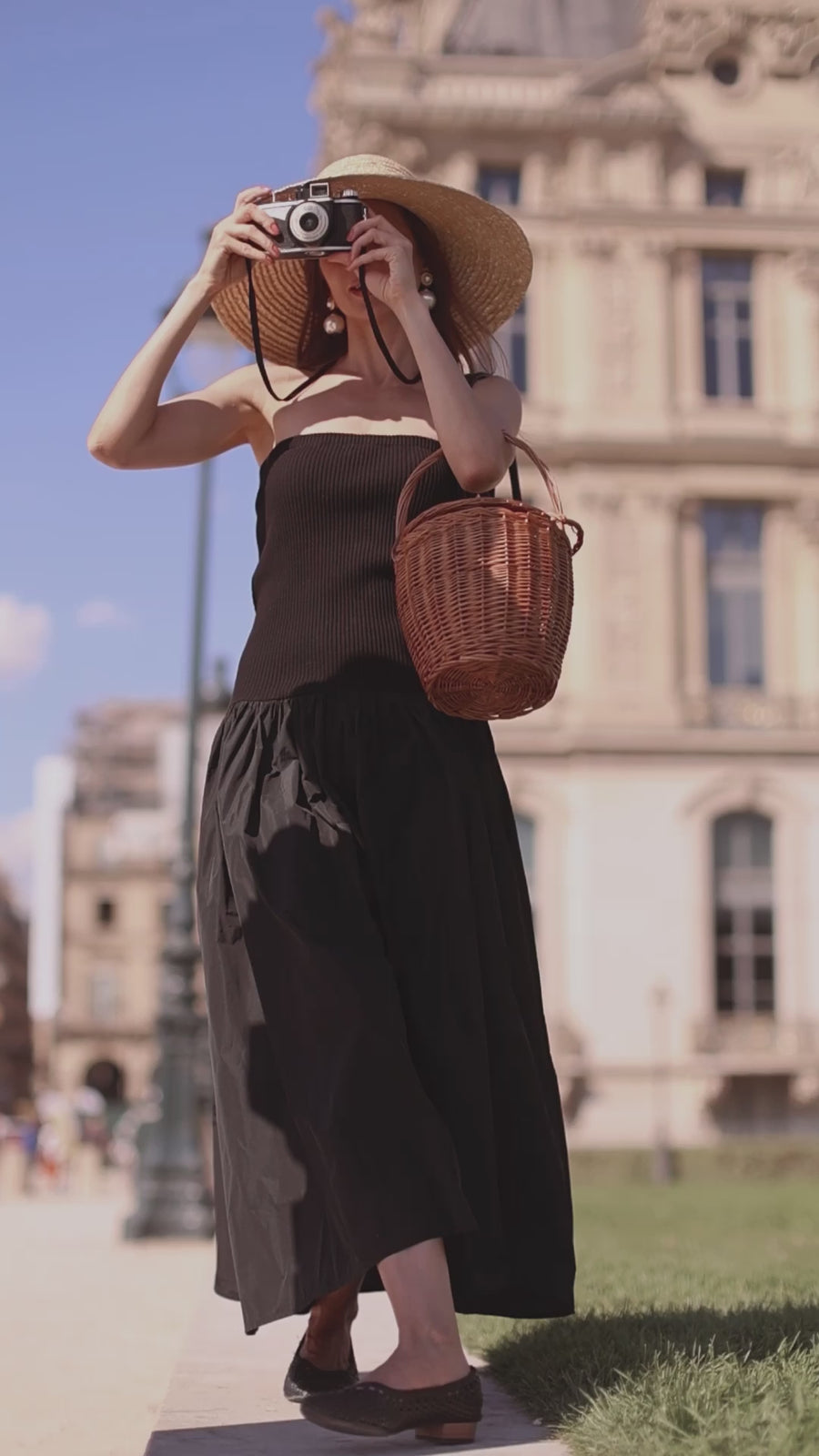 Ribbed Bandeau Dress