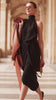 Black Silky Halter Top