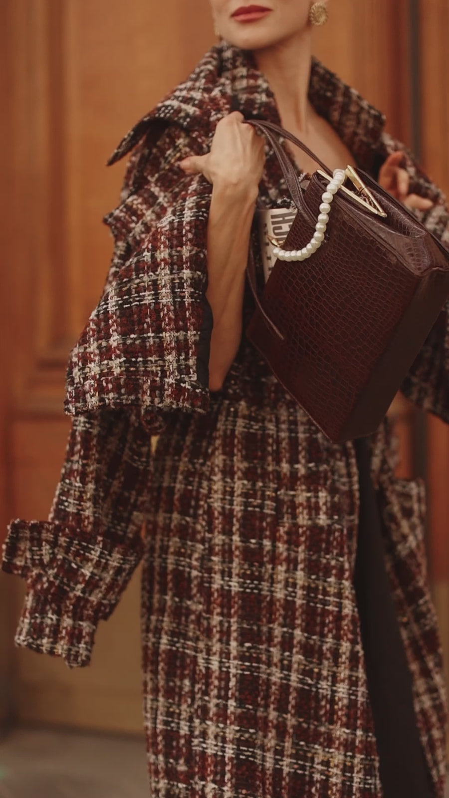 Autumn Tweed French Trench