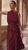 Orsay Bordeaux Dress