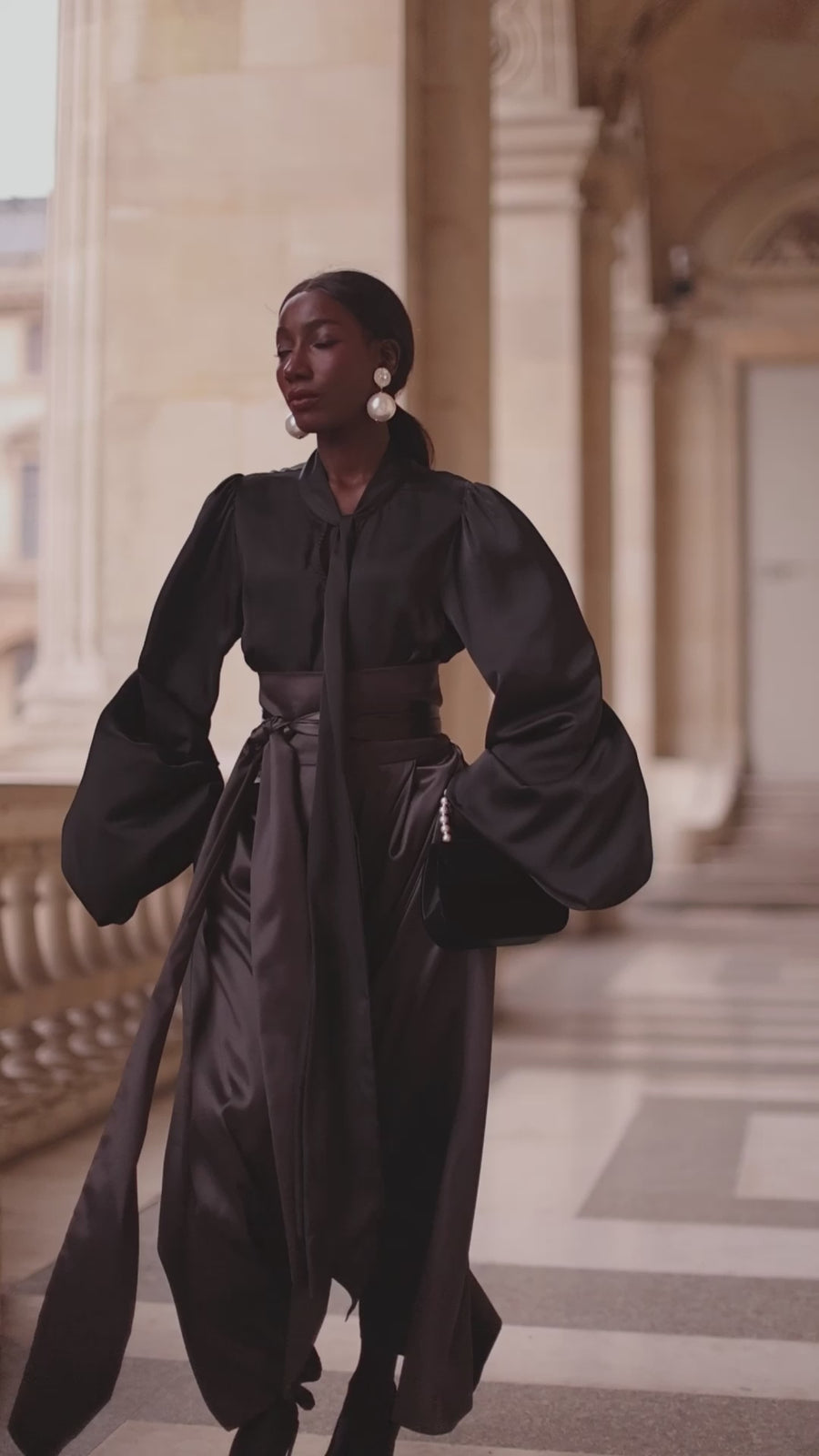 Black Baroque Blouse