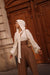  White Bouclé Rococo Hoodie 