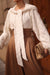 White Bouclé Rococo Hoodie