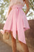  Pink French Stripe Wrap Shorts 