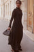 Black Turtleneck Swing Dress