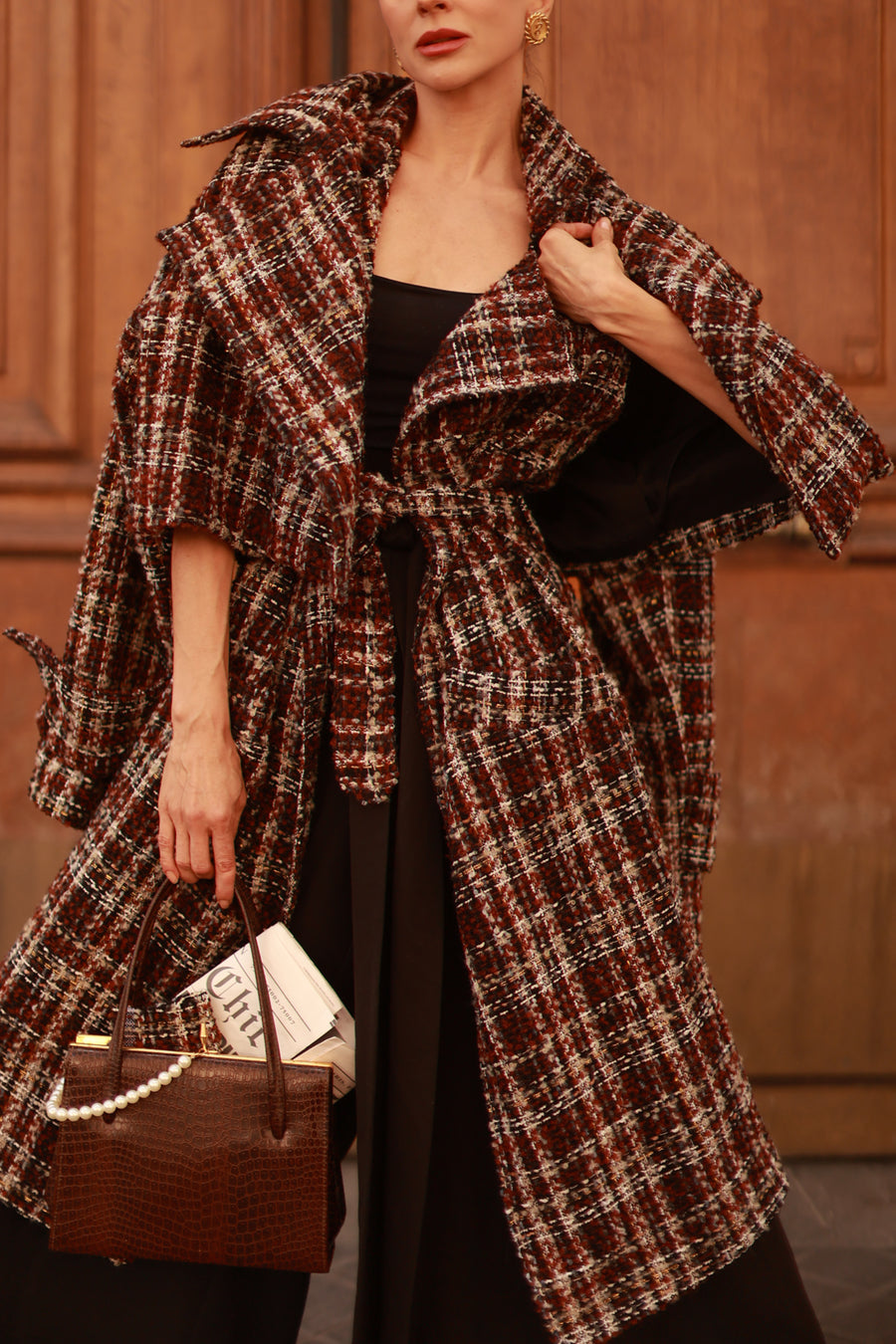 Autumn Tweed French Trench