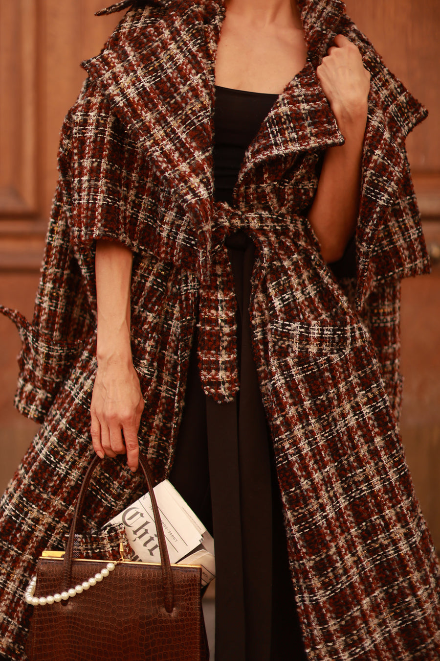 Autumn Tweed French Trench