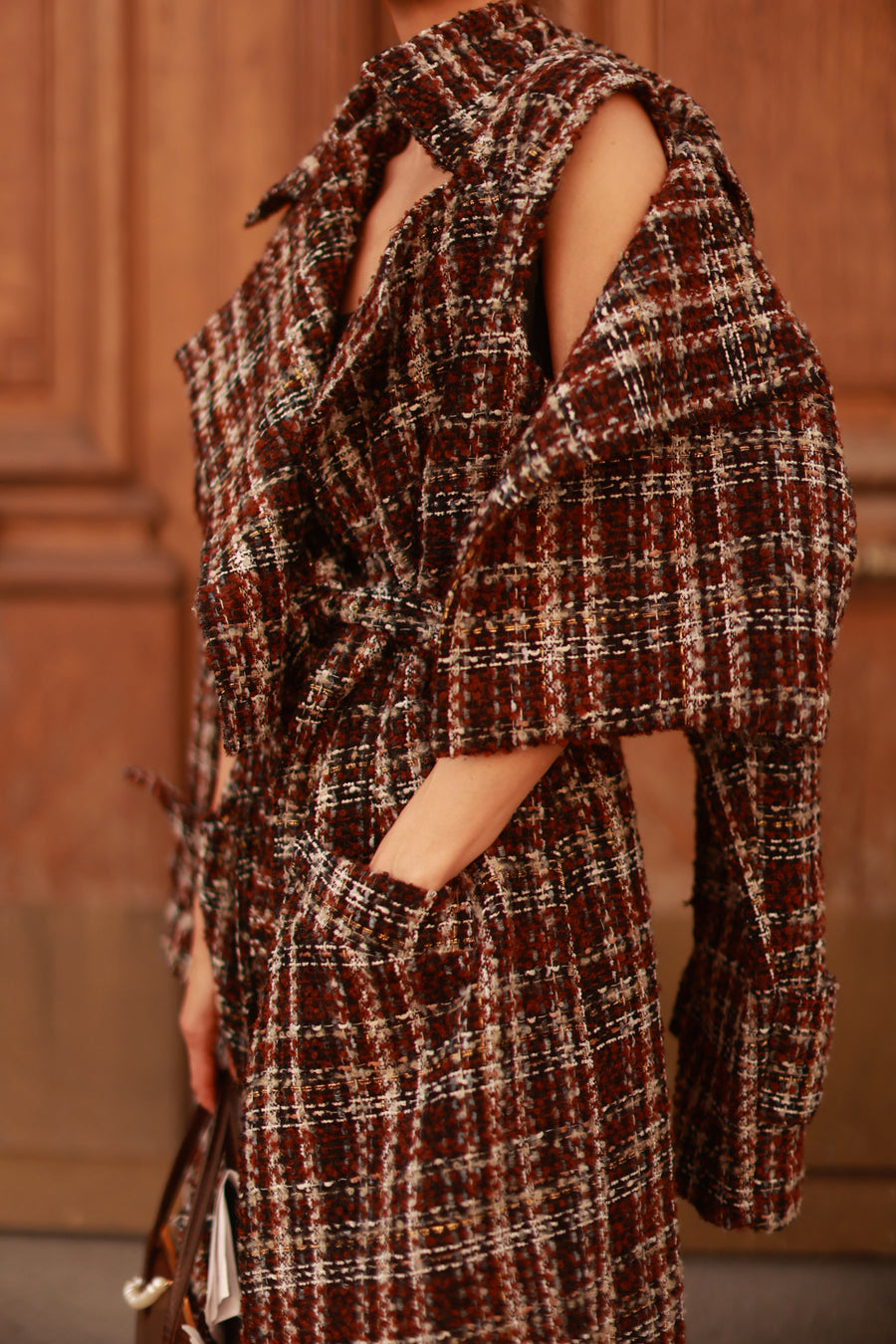 Autumn Tweed French Trench