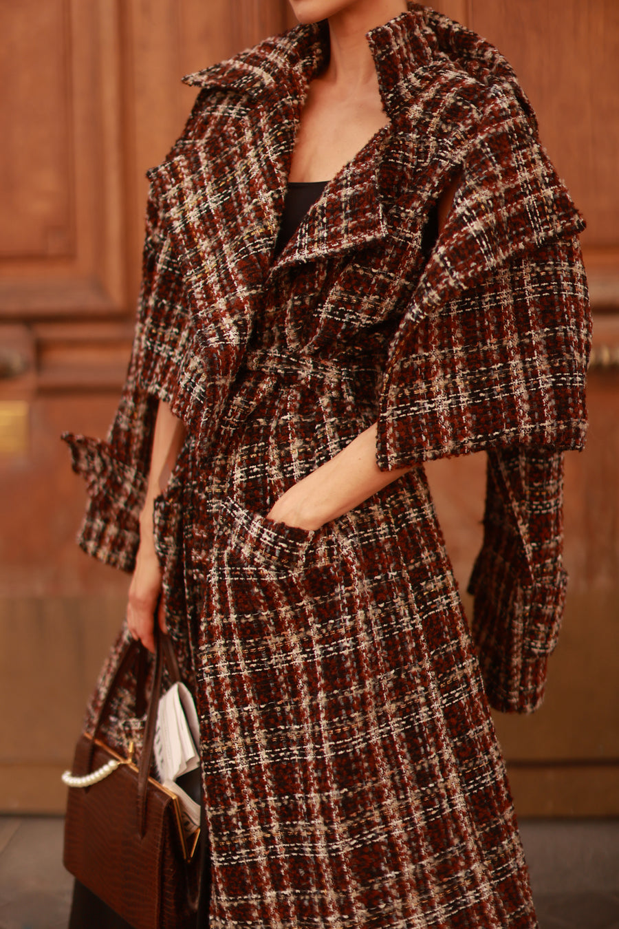 Autumn Tweed French Trench