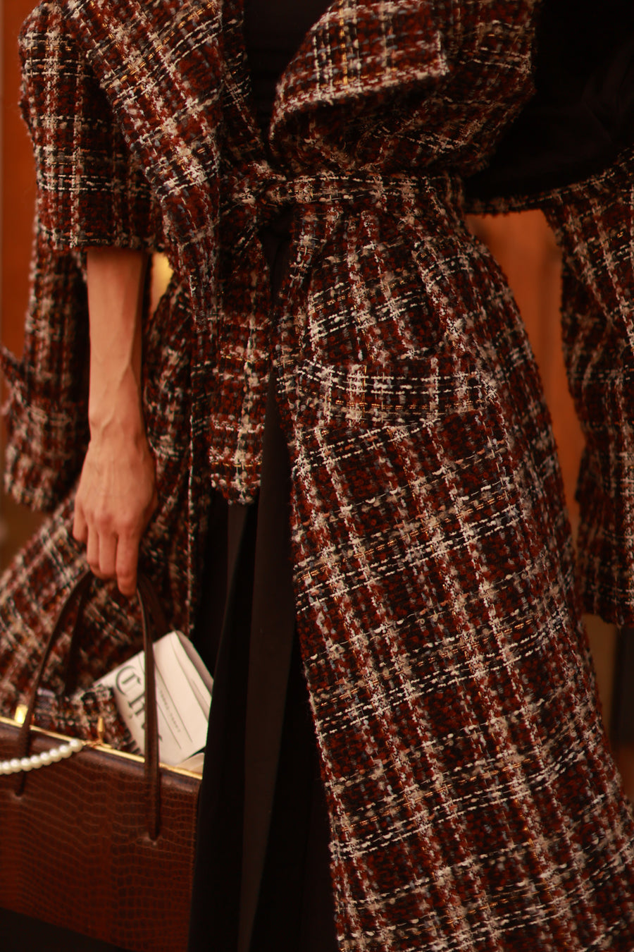 Autumn Tweed French Trench