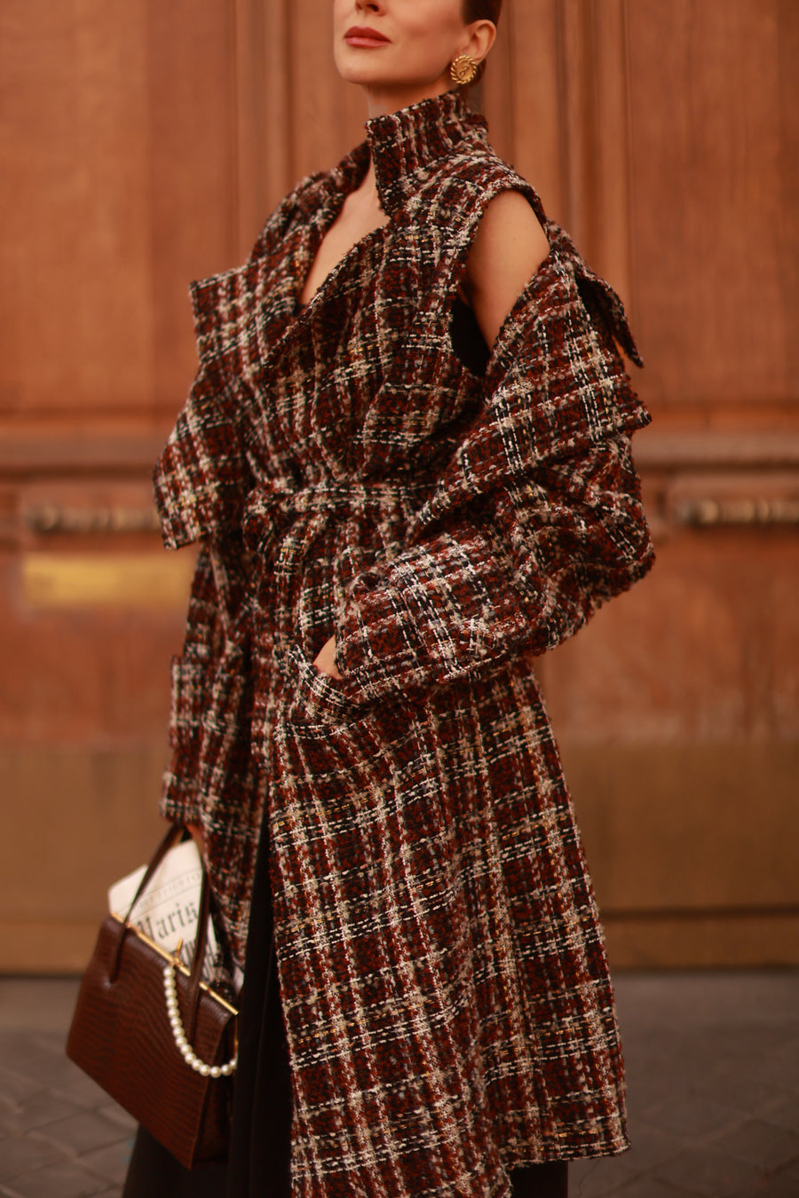 Autumn Tweed French Trench