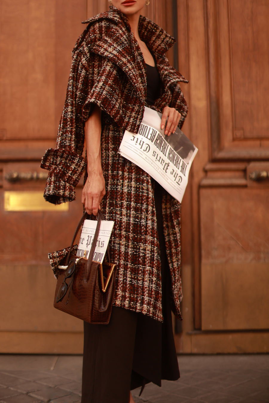 Autumn Tweed French Trench