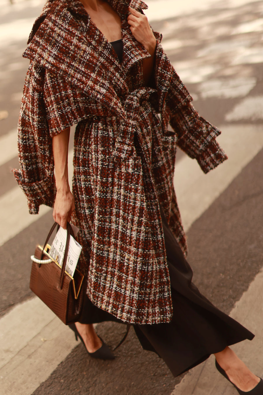 Autumn Tweed French Trench