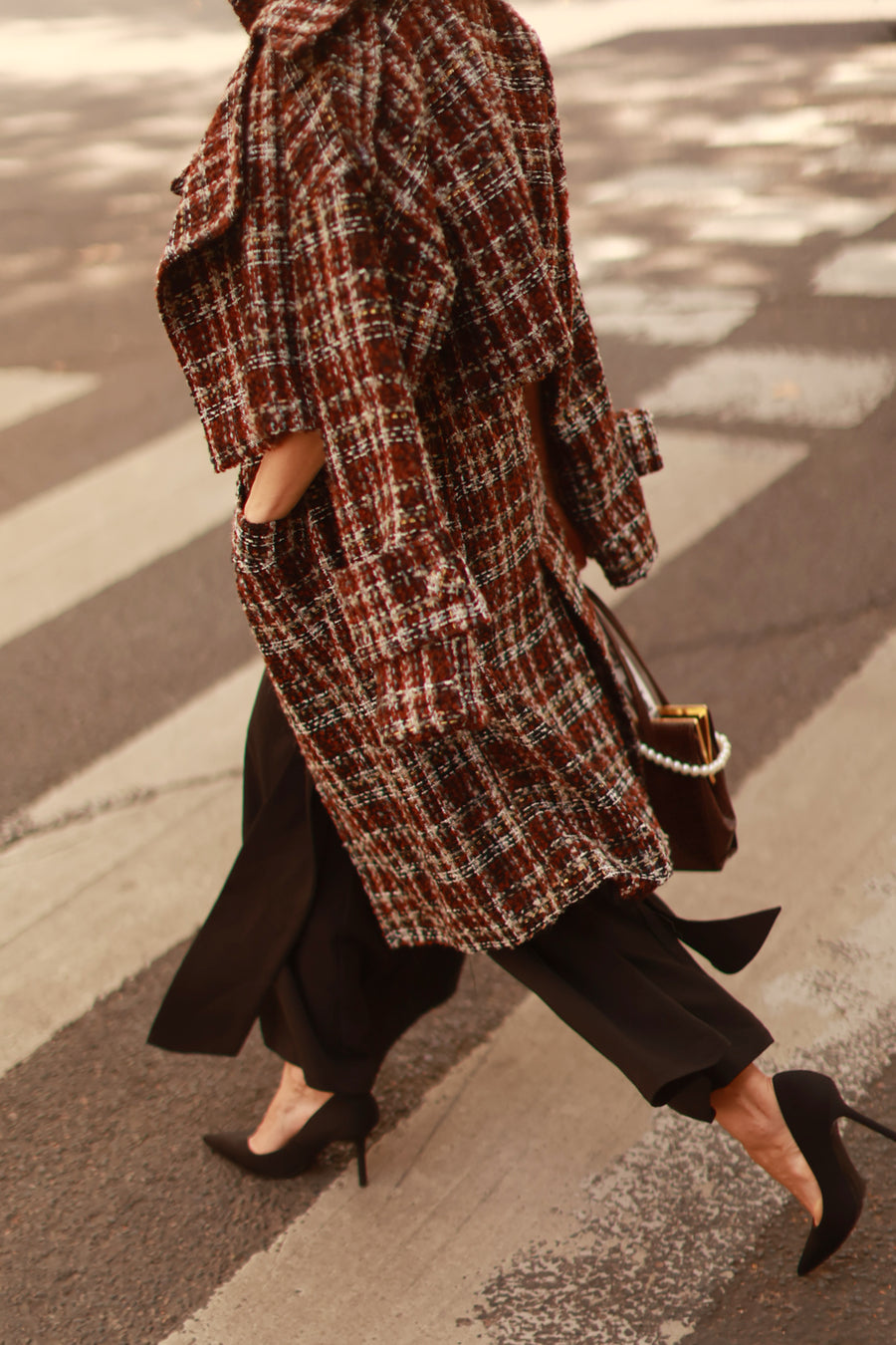 Autumn Tweed French Trench