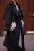  Black Tweed French Trench 