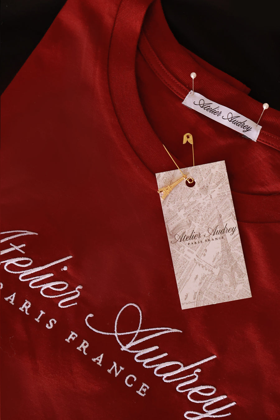 Burgundy Atelier Audrey Tee