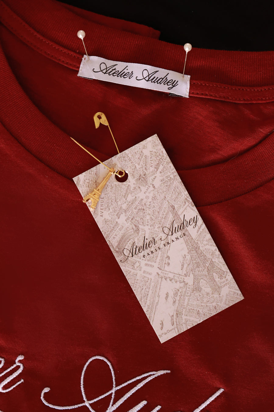 Burgundy Atelier Audrey Tee