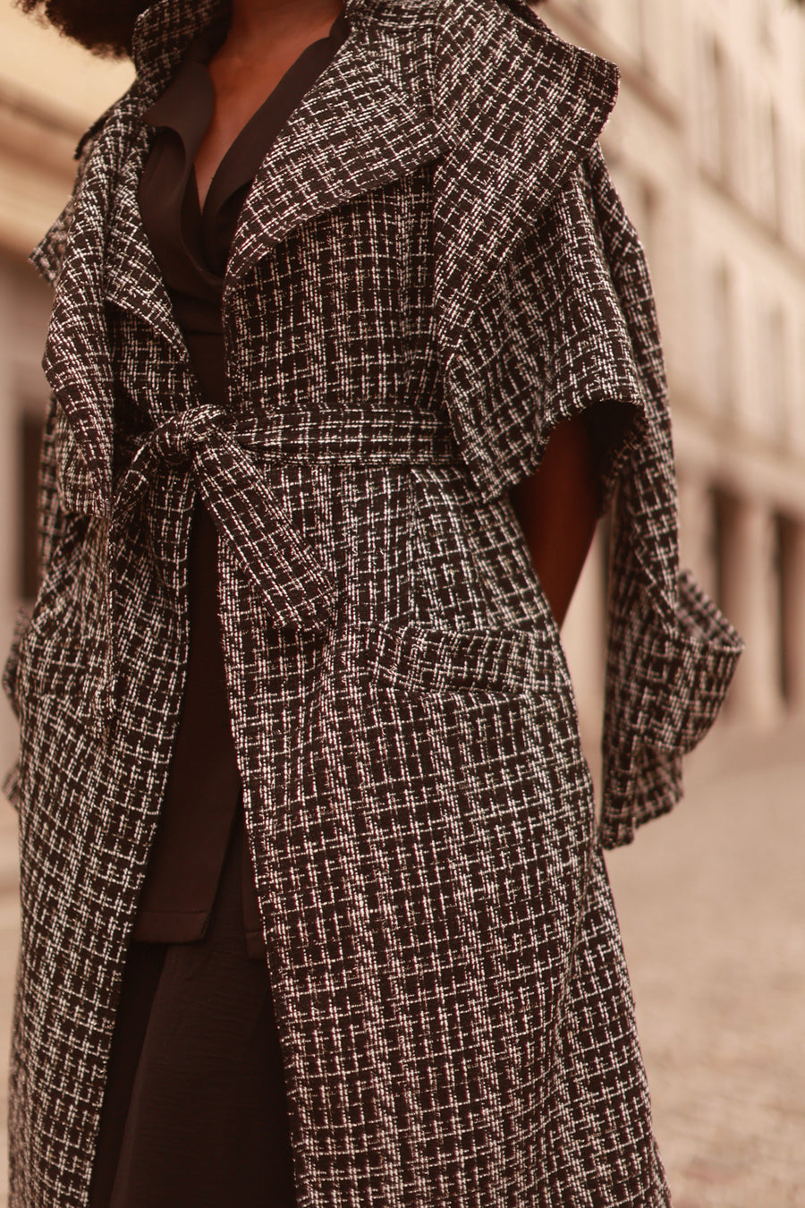 75007 Tweed French Trench