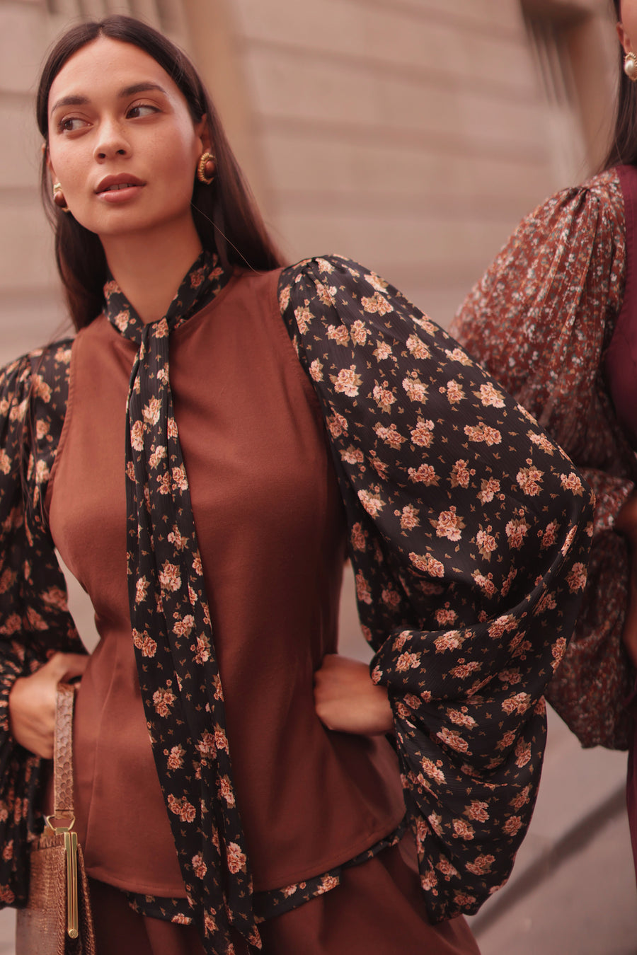 Paris Floral Rococo Blouse