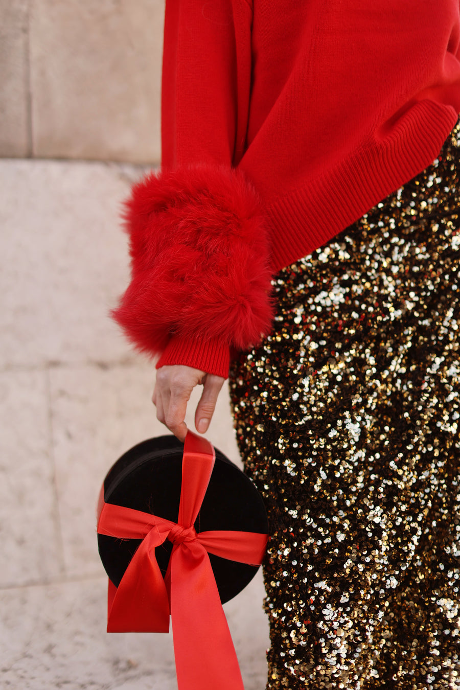 Red Montaigne Sweater