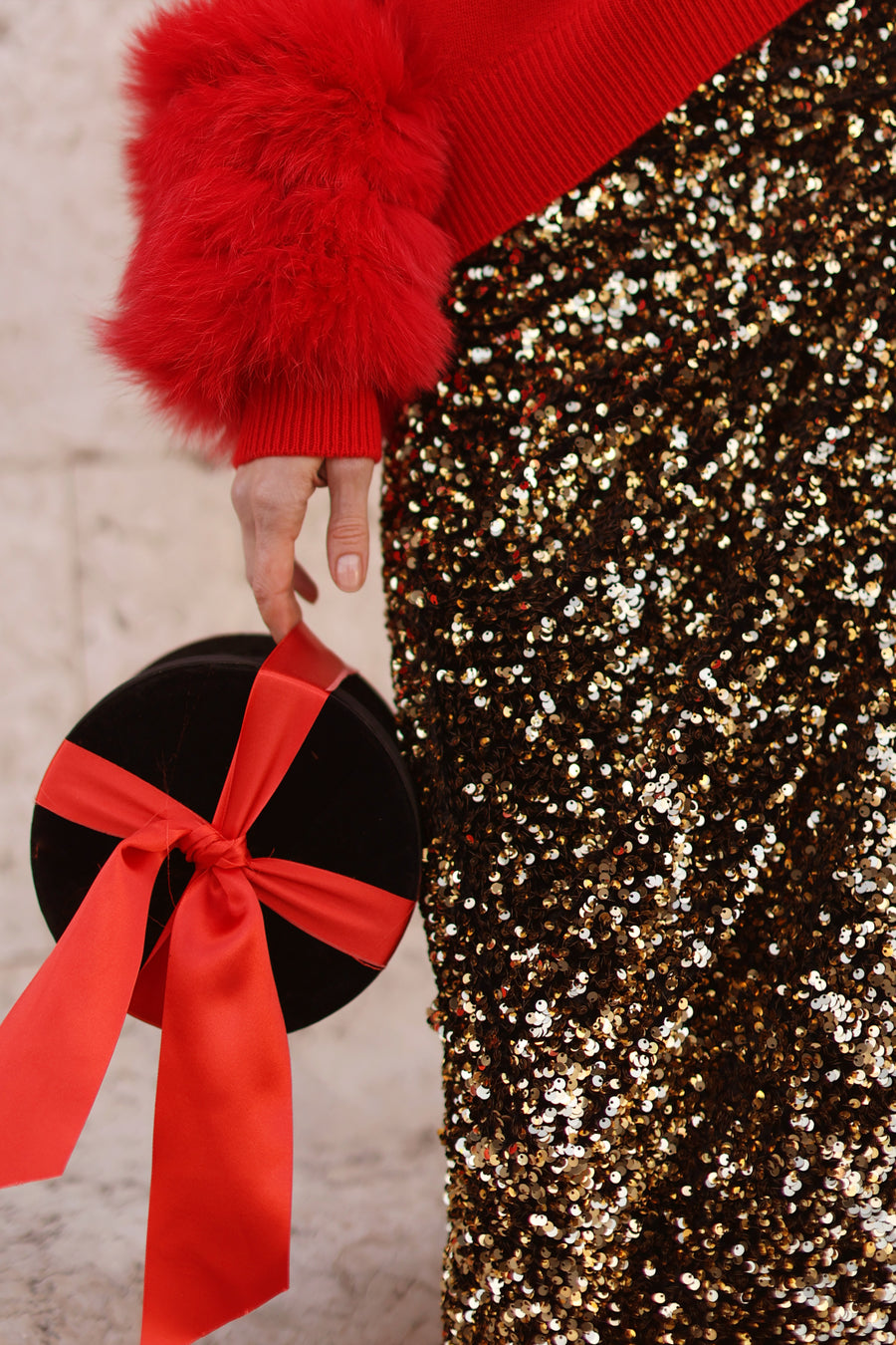 Red Montaigne Sweater