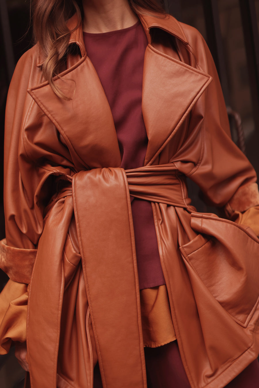 Camel Wrap Jacket