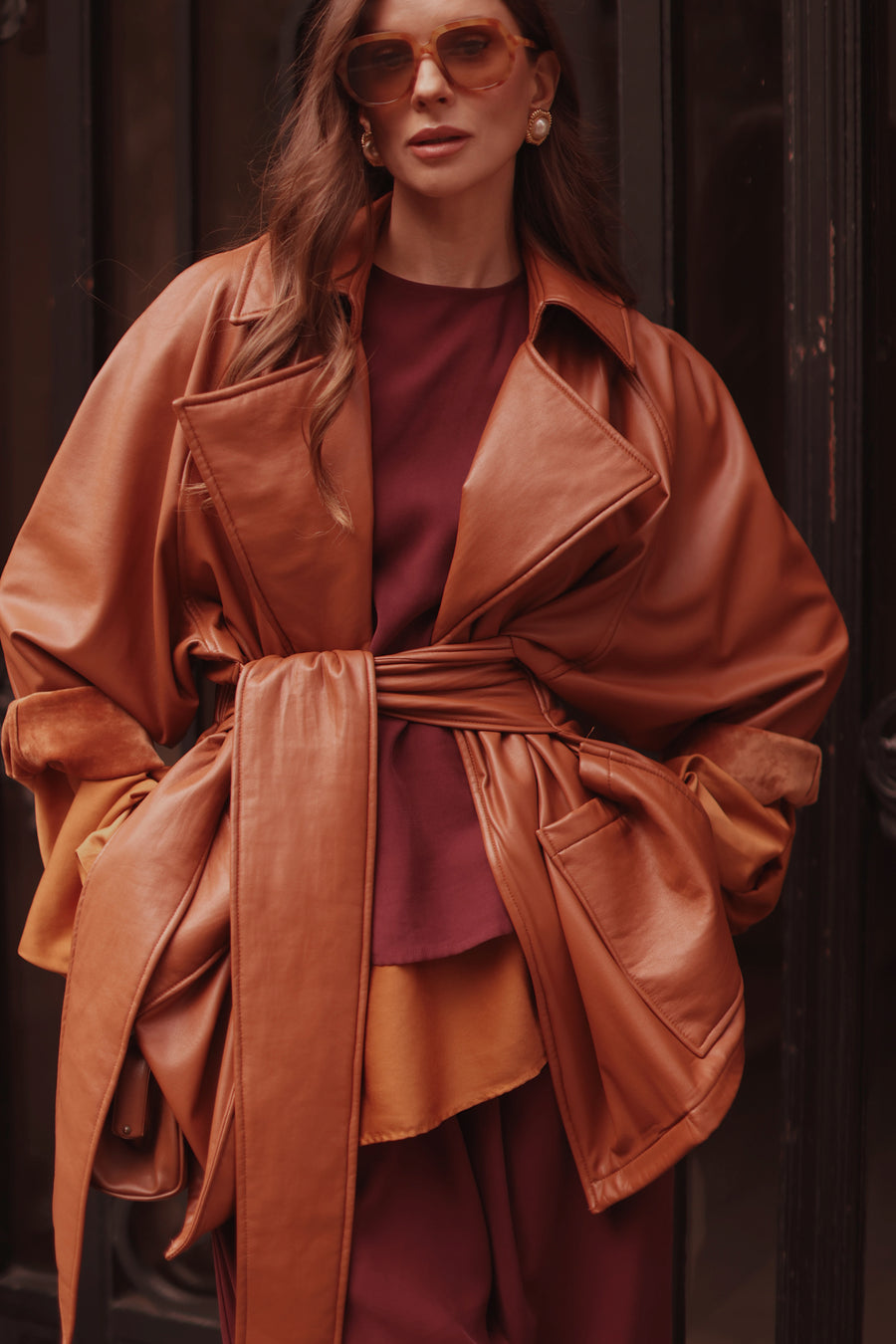 Camel Wrap Jacket