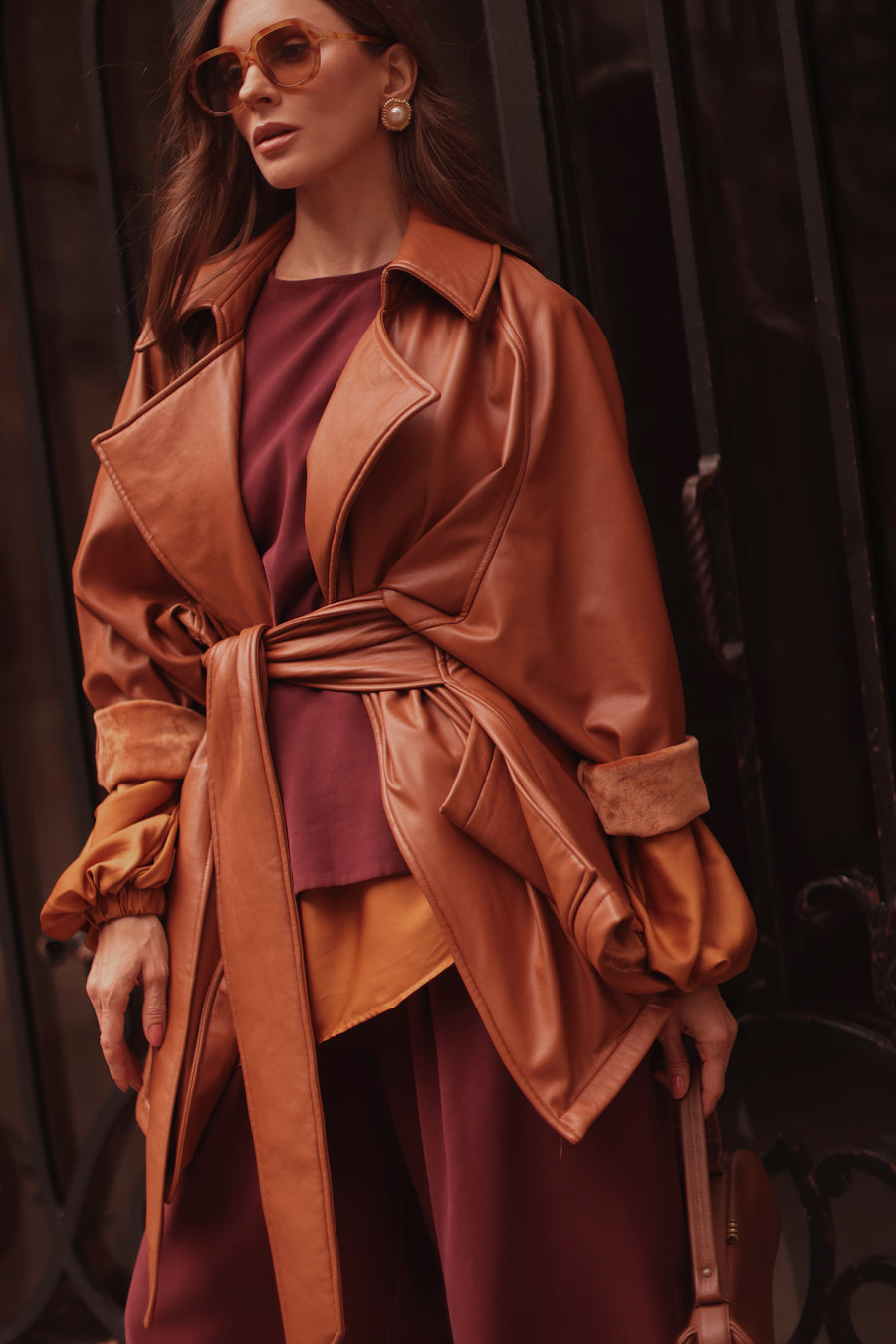 Camel Wrap Jacket
