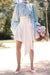  White Tailored Wrap Shorts 