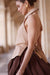 Riviera Camel Gabardine Halter Top