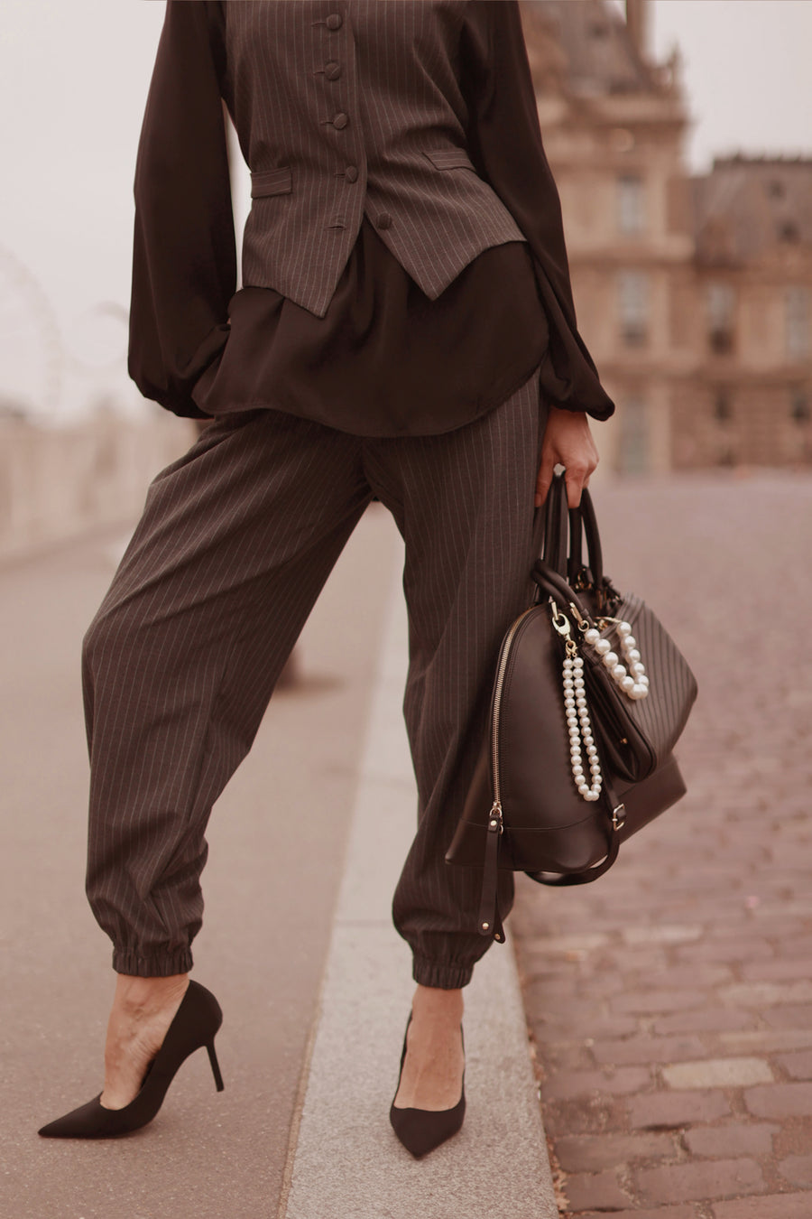 Grey Soft Chic Trousers