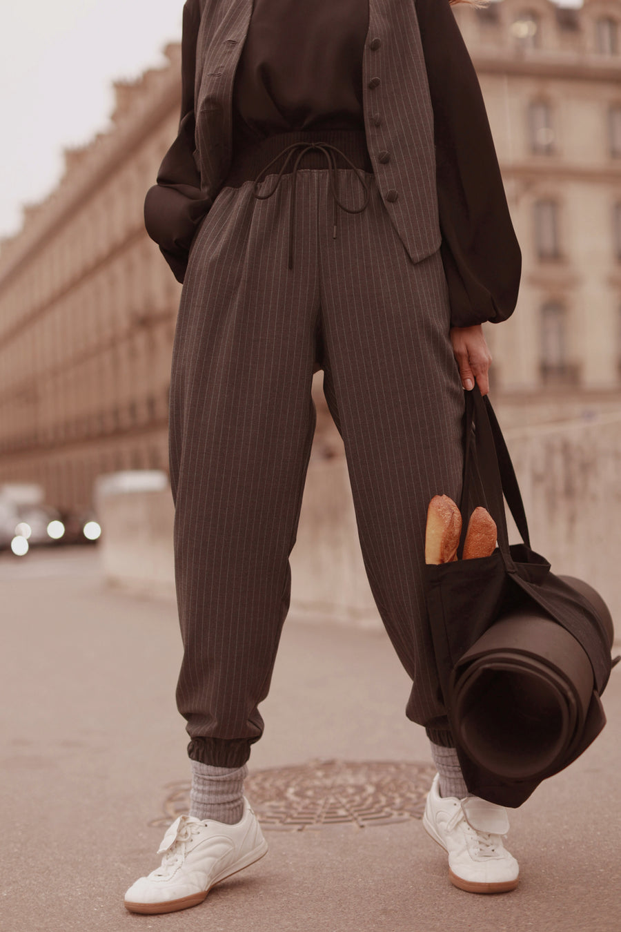 Grey Soft Chic Trousers