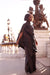  Black Nesma Draped Set 